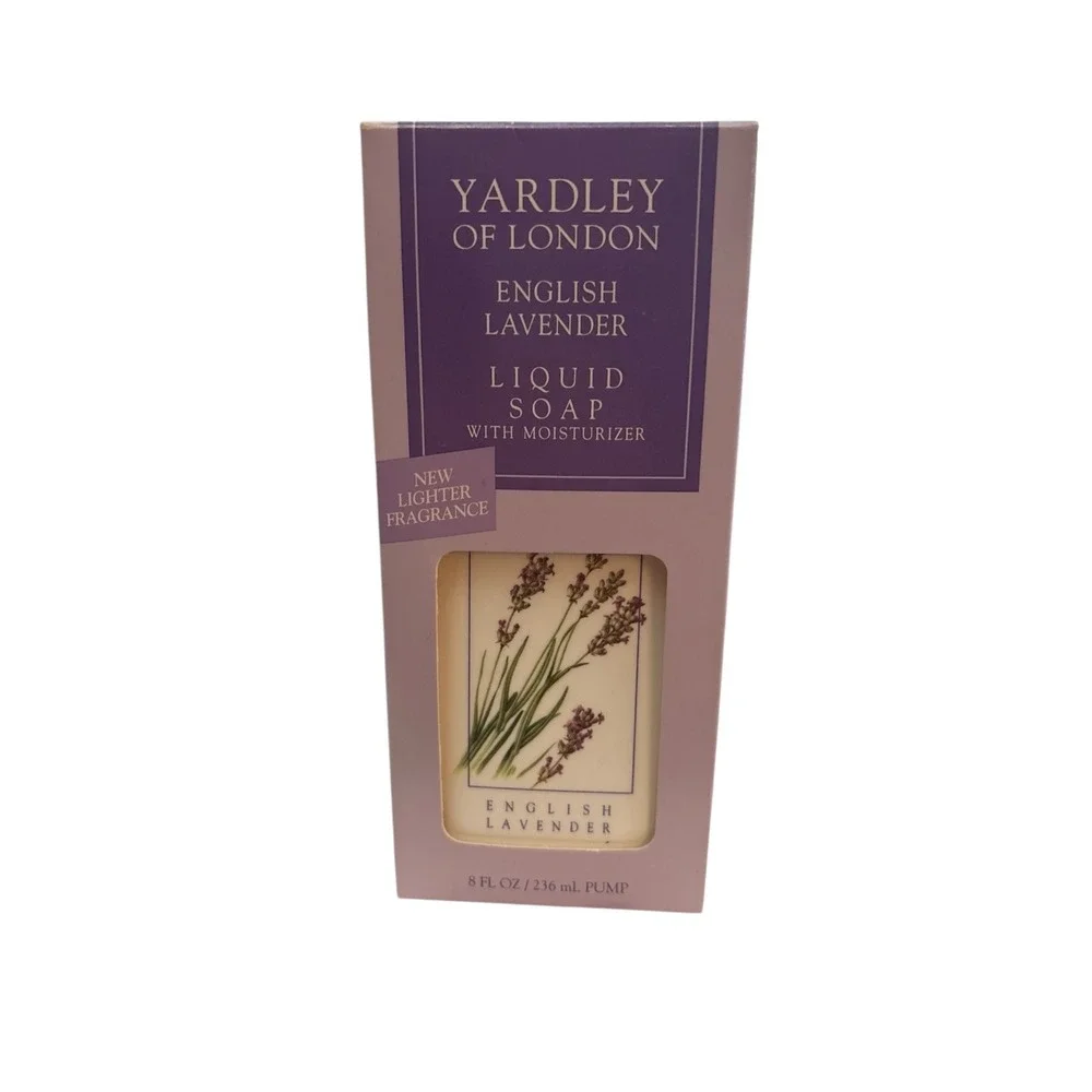 Yardley of London English Lavender Liquid Soap with Moisturizer Vintage NOS‎